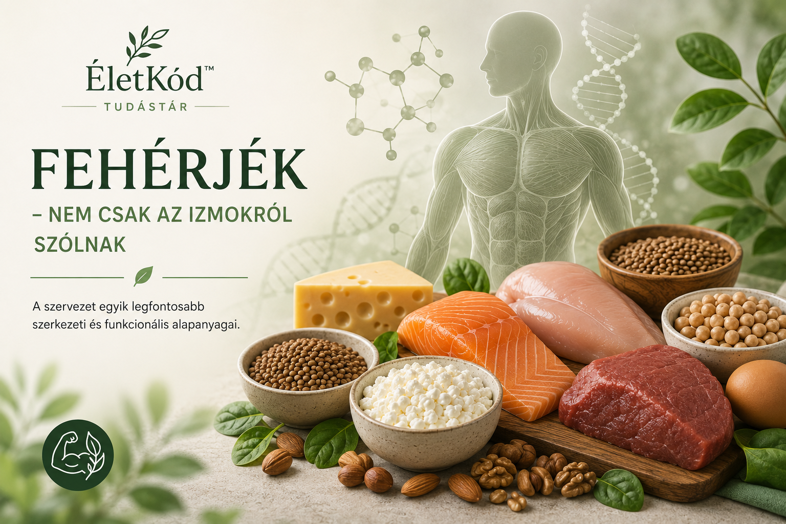 Fehérjék és fehérjeforrások – hús, hal, tejtermékek, hüvelyesek és olajos magvak