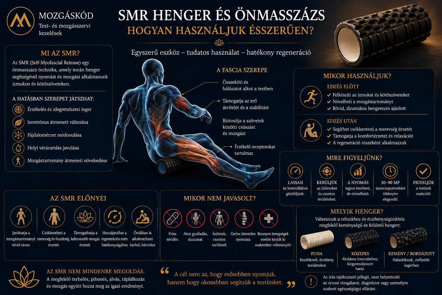 SMR henger és önmasszázs – működés, használat és biztonsági szempontok