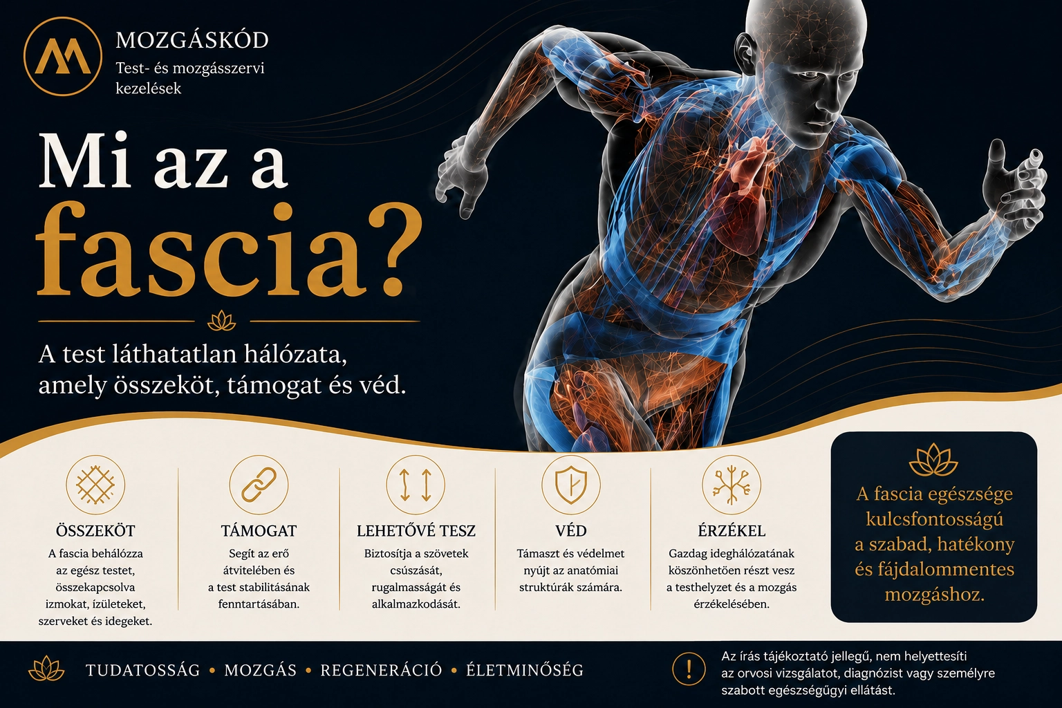 Mi az a fascia – kötőszövet, erőátvitel, érzékelés és mozgás