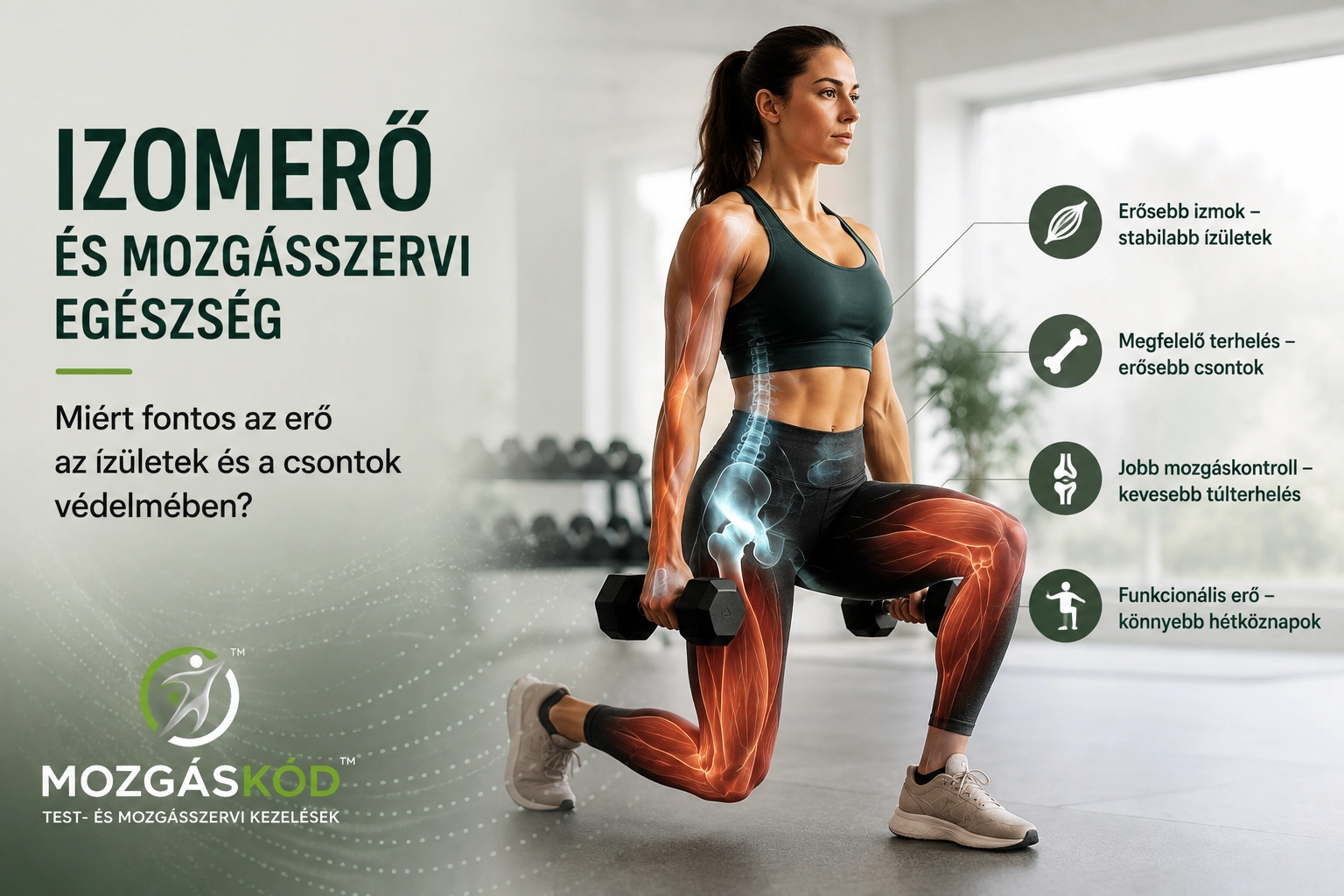 Izomerő és mozgásszervi egészség – az izmok, csontok és ízületek terhelhetőségének kapcsolata